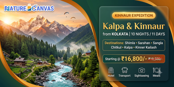 Shimla, Sarahan, Sangla, Chitkul & Kalpa from Kolkata